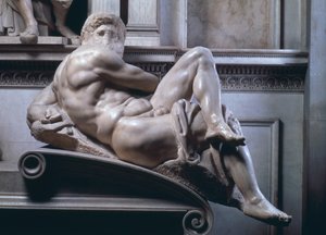 Tomb of Giuliano de Medici (detail)
