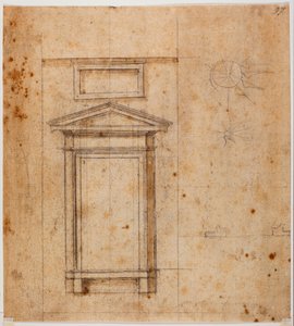 Window design by Michelangelo Buonarroti
