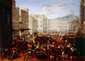 Masaniello Revolt, July 7 by Michelangelo Cerquozzi