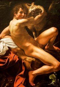 Saint John The Baptist by Michelangelo Merisi da Caravaggio
