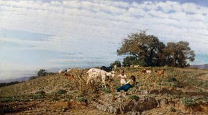 Countryside with Shepherds and Goats