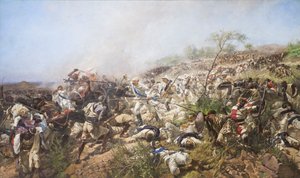The Battle of Dogali by Michele Cammarano