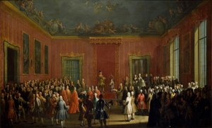 Abdication of Charles of Bourbon by Michele Foschini