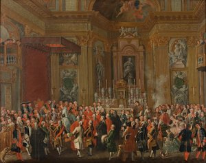 Oath of Ferdinand IV as King of Naples by Michele Foschini