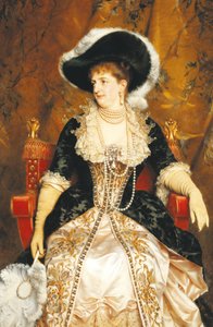Portrait of Margherita of Savoy by Michele Gordigiani