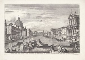 Canal Grande in Venice by Michele Marieschi