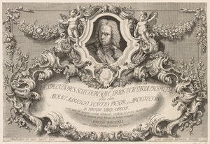 Views of Venice: Frontispiece - Title Page, 1741 by Michele Marieschi