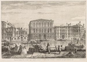 Views of Venice: Palazzo Pesaro by Michele Marieschi