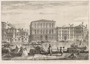 Views of Venice: Palazzo Pesaro, 1741 by Michele Marieschi