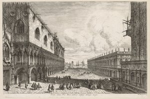 Views of Venice: The Piazzetta, 1741 by Michele Marieschi
