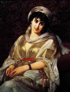 The oriental woman by Michele Rapisardi