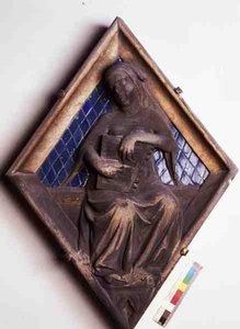 Music, relief tile from the Campanile