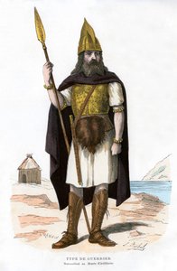 Warrior, possibly Gallic or Frankish, 1882-1884 by Michelz