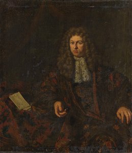 Portrait of Nicolaes Witsen (1641-1717) by Michiel van Musscher (signed by artist)