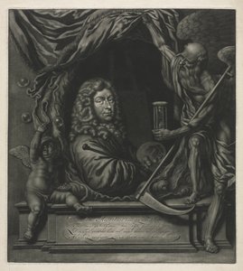 Self-Portrait, 1685 by Michiel van Musscher