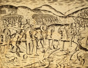 Alcacer Quibir Battle or Ksar El-Kebir, Against the Portuguese, August 4 by Miguel Leitão de Andrada