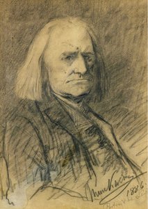 Portrait of Franz Liszt