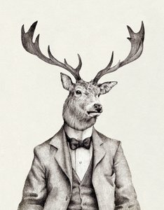 Human Body Dressed in Vintage Attire