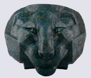 Head of a Lion, 1891 by Mikhail Aleksandrovich Vrubel