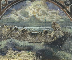 Jesus Walks on Water by Mikhail Aleksandrovich Vrubel