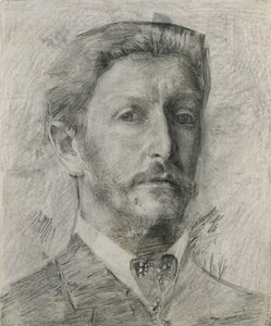 Self-Portrait by Mikhail Aleksandrovich Vrubel