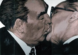 The Fraternal Kiss by Mikhail Aleksandrovich Vrubel