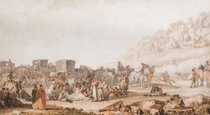 The Death of Prince Grigori Potyomkin in the Bessarabian steppe by Mikhail Matveevich Ivanov