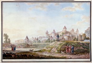 View of the Fortress of Tighina in Bendery, Moldova by Mikhail Matveevich Ivanov