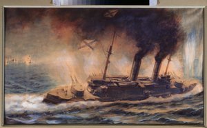 The Battle of the Gulf of Riga in August 1915 by Mikhail Mikhailovich Semyonov