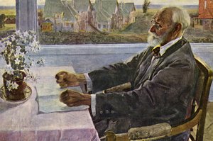 Portrait of Academician IP Pavlov by Mikhail Vasilievich Nesterov