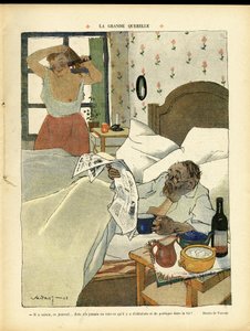 Illustration by Miklos Vadasz (1884-1927) in Le Lire