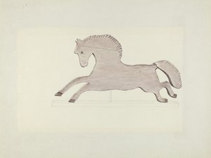 Horse Weather Vane by Mildred E. Bent