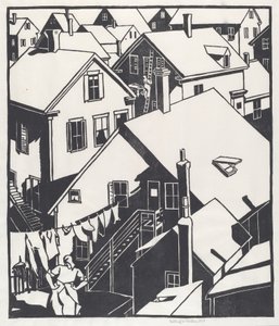 Housetops by Mildred McMillen