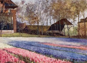 A Dutch Garden in Spring by Mima Nixon