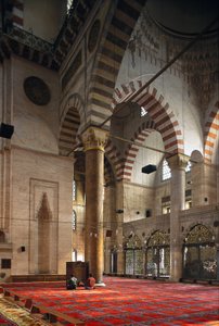 Interior of the Suleymaniye Mosque