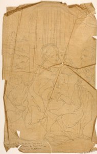 Holy Family (after Annibale Caracci) by Miner Kilbourne Kellogg