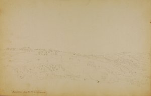 Jerusalem from the Hill of Evil Council by Miner Kilbourne Kellogg