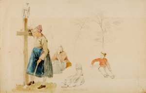 Peasant Figures by Miner Kilbourne Kellogg