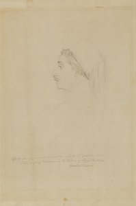 Study for a Figure in a Composition of the Death of Sultan Selim by Miner Kilbourne Kellogg