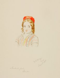 Turkish Girl, Brusa, 1845