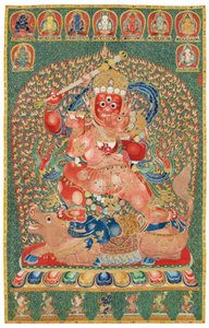 Imperial Embroidered Silk Thangka by Ming Dynasty Chinese School