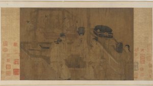 The Double Screen: Emperor Li Jing Watching His Brothers Play Weiqi