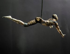 Acrobat (also called The bull leaper), ivory figurine, 1700-1400 BC by Minoan