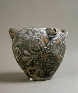 Ceramic jar in the style of Camares. From Cnossos. 1900-1700 BC by Minoan