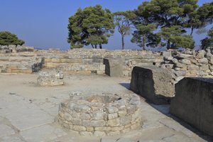 Minoan Archeological Site of Phaistos. Part of the North East Complex by Minoan