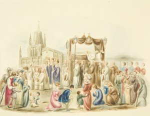 Funeral of William Canynges Outside St Mary Redcliffe