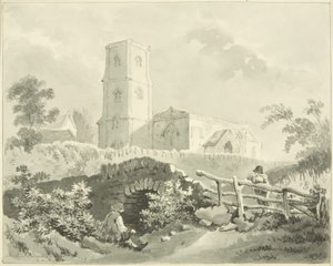 Tickenham Church by Miss Martha Bird