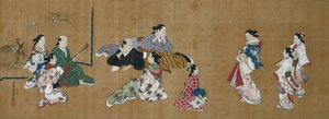 Entertainment Scene by Miyagawa Chōshun
