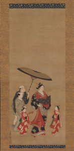 Courtesan on Parade by Miyagawa Issho