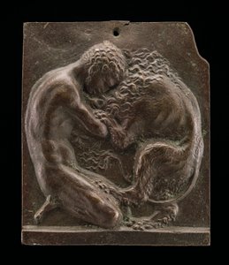 Hercules and the Nemean Lion, late 15th - early 16th century by Moderno